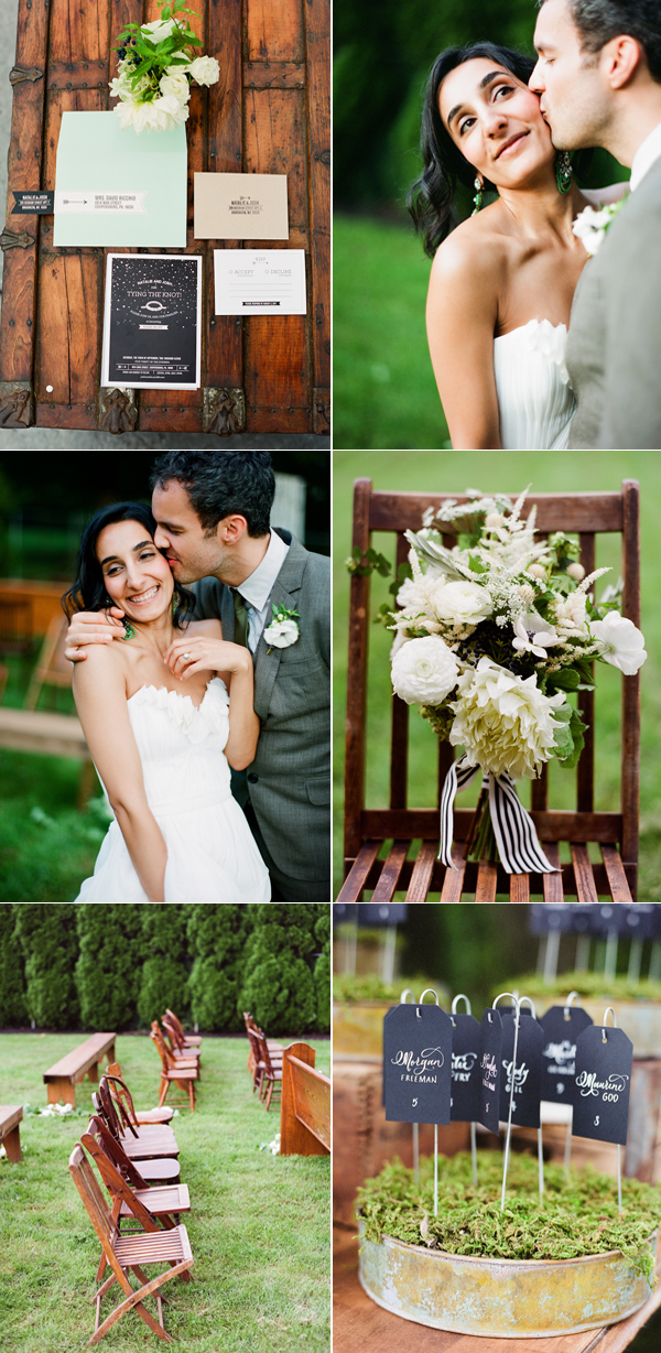 Oncewed featured Natalie and Josh's wedding set amongst the rather lush 