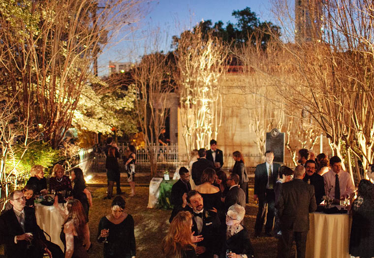 Chateau Bellevue Winter Wedding // Garden Cocktails // The Nouveau Romantics // Austin Wedding Planning and Event Design Studio