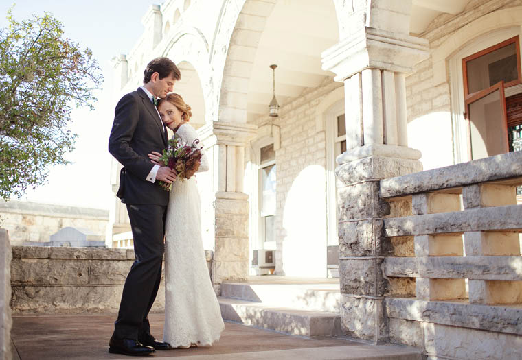 Chateau Bellevue Winter Wedding // The Happy Couple // The Nouveau Romantics // Austin Wedding Planning and Event Design Studio