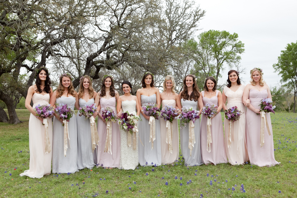 8__romantic-spring-ranch-wedding-bridesmaids-dresses-hair-updo-flowers-bouquet