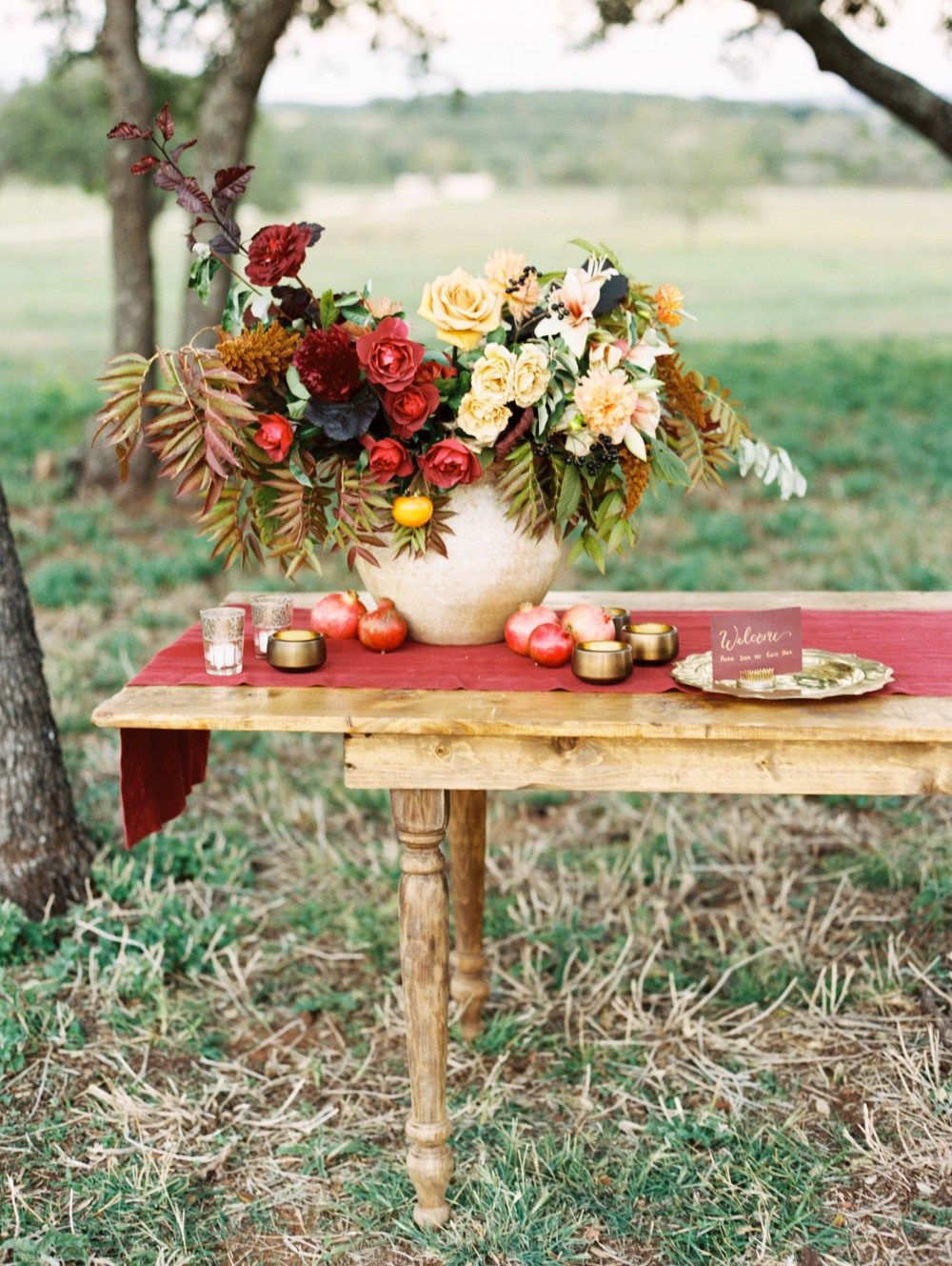 Autumn Hill Country Wedding by The Nouveau Romantics