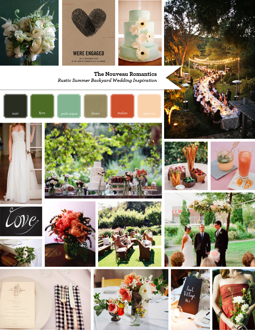 Backyard Summer Wedding Inspiration // by The Nouveau Romantics // Austin Wedding Planning and Event Design Studio