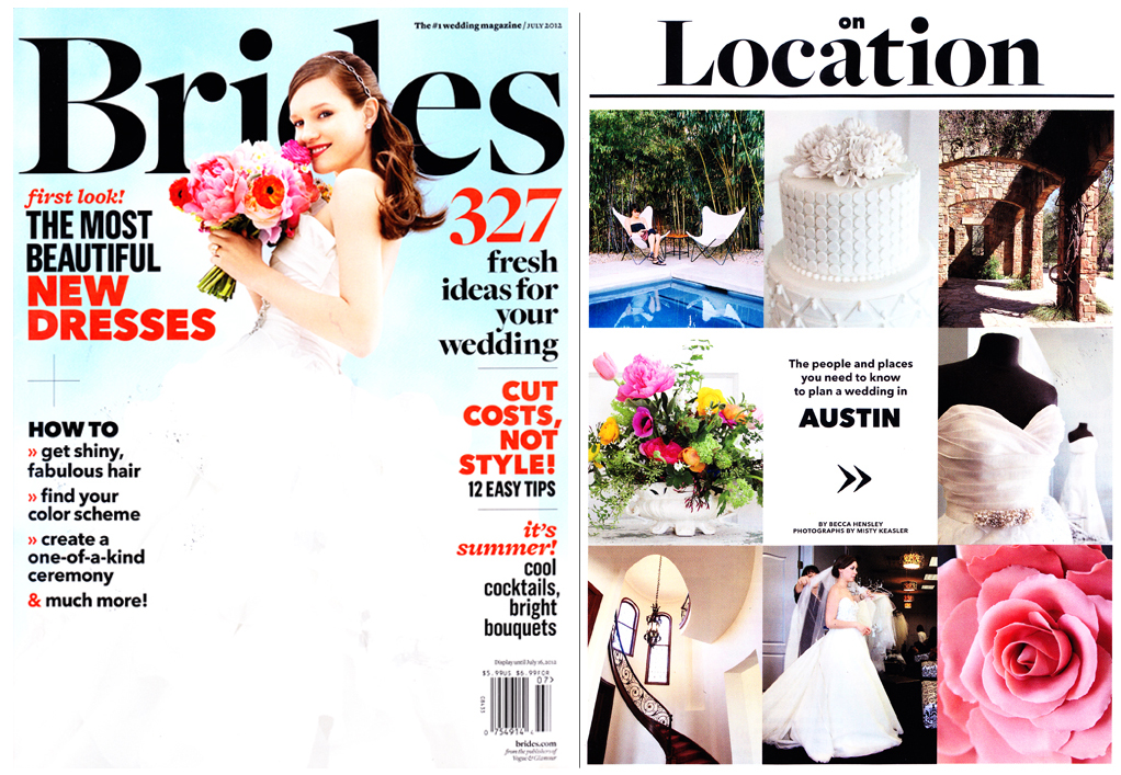 July 2012 Brides Magazine Feature // The Nouveau Romantics // Austin Wedding Planning and Event Design Studio