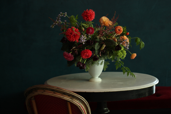 Poppies Arrangement // The Nouveau Romantics // Austin Wedding Planning and Event Design Studio