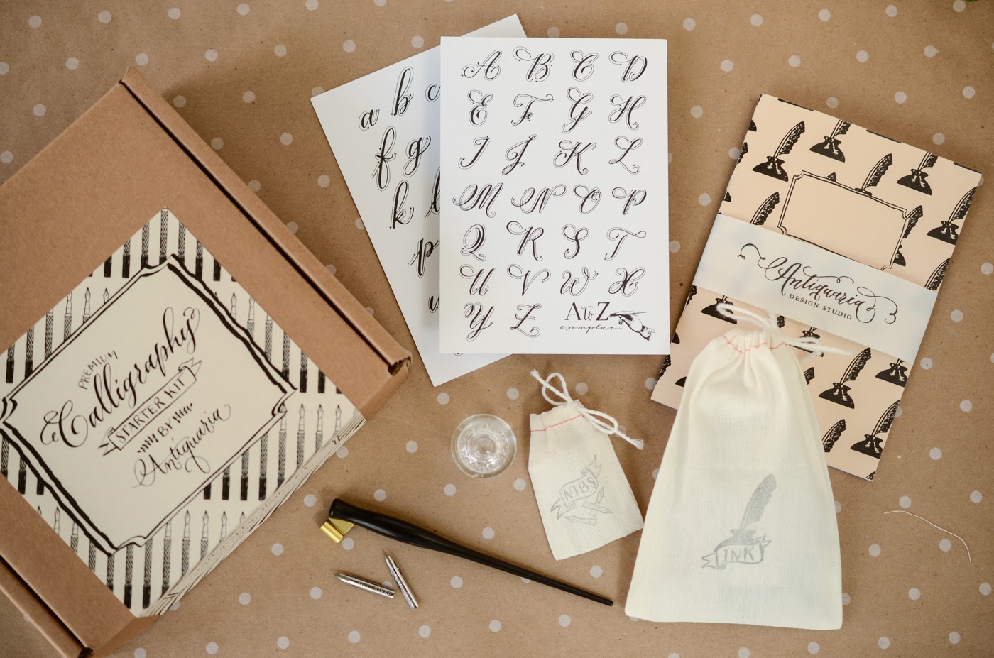 Antiquaria Calligraphy Starter Kit // The Nouveau Romantics // Austin Wedding Planning and Event Design Studio