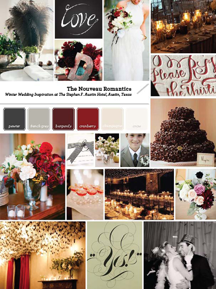 New Year's Eve Wedding // Inspiration by The Nouveau Romantics // Austin Wedding Planning and Event Design Studio