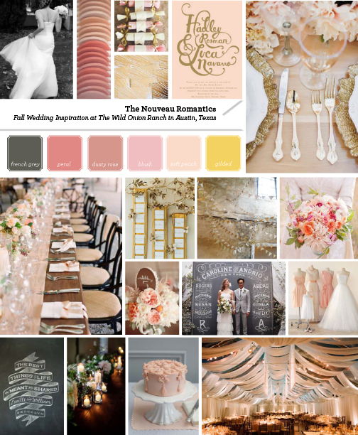 Blush Pink and Gold Wedding Inspiration // by The Nouveau Romantics // Austin Wedding Planning and Event Design Studio