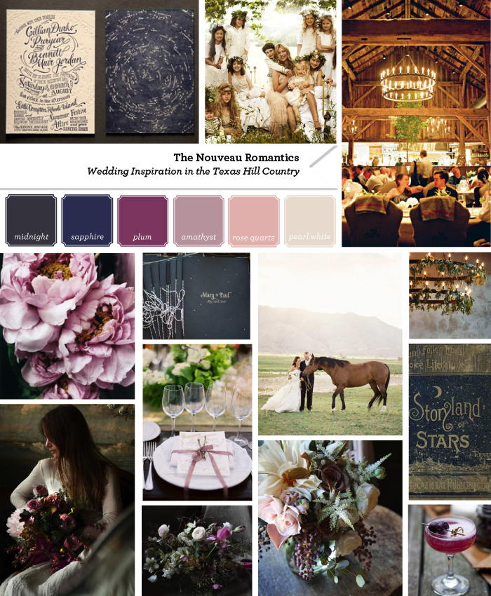 Starlight and Lavender // Inspiration by The Nouveau Romantics // Austin Wedding Planning and Event Design Studio