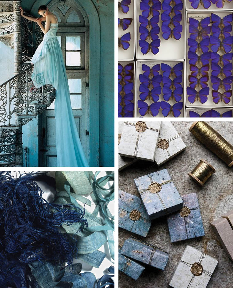 inspiration-blue-wedding-color-gown-wax-seal-butterfly